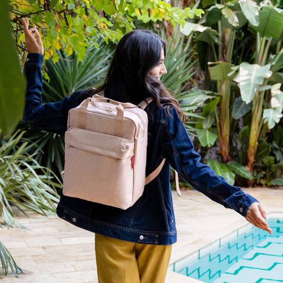 Reisenthel Allday Backpack M Twist Coffee (Rucksack,creme)