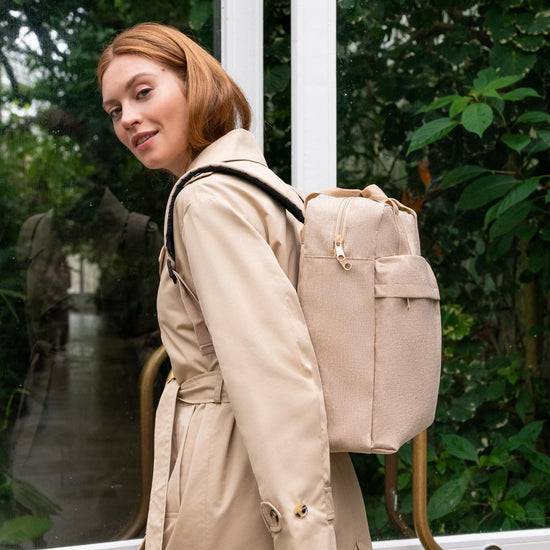 Reisenthel Allday Backpack M Twist Coffee (Rucksack,creme)