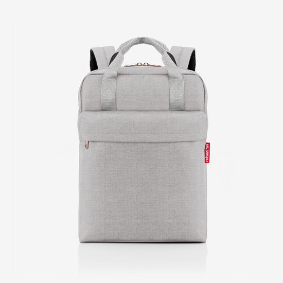 Reisenthel allday backpack M twist sky rose (Rucksack,hellgrau)