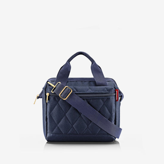 Reisenthel allrounder cross rhombus midnight gold (Handtasche,dunkelblau)