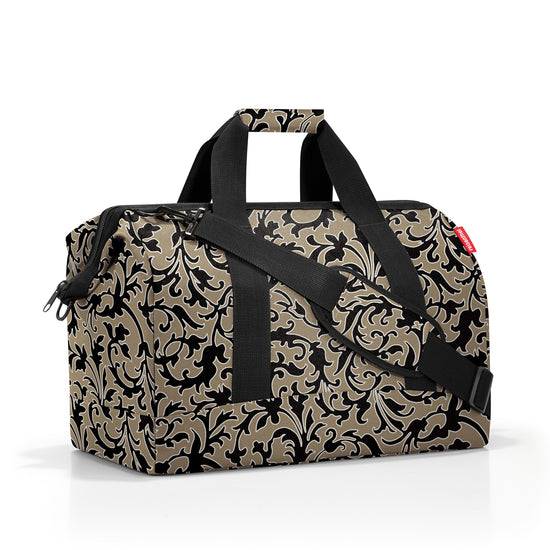 Reisenthel Allrounder L Baroque Marble (Große Reisetasche - 30 Liter Platz,schwarz)
