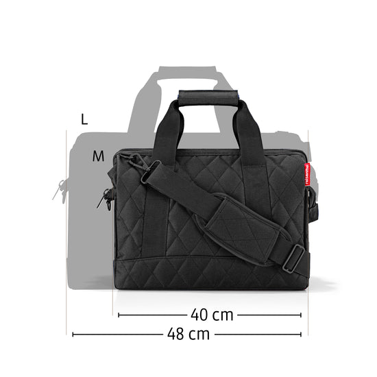 Reisenthel Allrounder L Black (Große Reisetasche - 30 Liter Platz,schwarz)