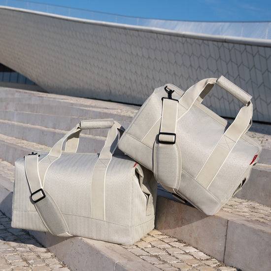 Reisenthel Allrounder L Herringbone Sand (Große Reisetasche - 30 Liter Platz,hellbraun)