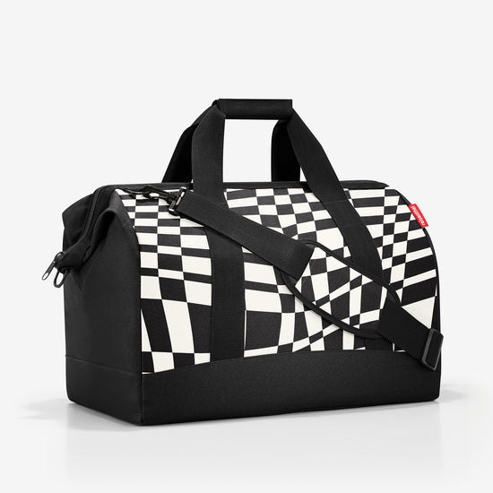 Reisenthel Allrounder L Op-art (Große Reisetasche - 30 Liter Platz,schwarz)