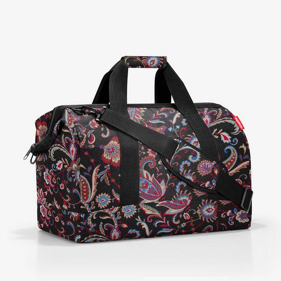 Reisenthel Allrounder L Paisley Black (Große Reisetasche - 30 Liter Platz,schwarz)