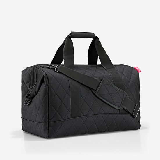 Reisenthel Allrounder L Rhombus Black (Große Reisetasche - 30 Liter Platz,schwarz)