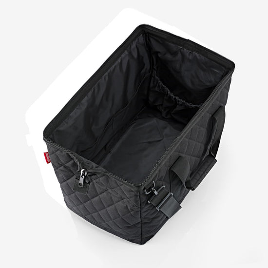 Reisenthel Allrounder L Rhombus Black (Große Reisetasche - 30 Liter Platz,schwarz)