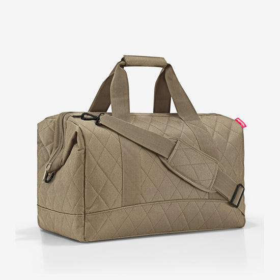 Reisenthel Allrounder L Rhombus Olive (Große Reisetasche - 30 Liter Platz,olive)