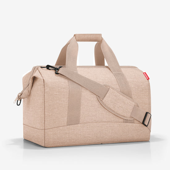 Reisenthel Allrounder L Twist Coffee (Große Reisetasche - 30 Liter Platz,creme)