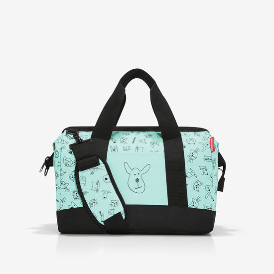 Reisenthel allrounder M kids cats and dogs mint (Reisetasche)