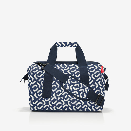 Reisenthel allrounder M signature navy (Perfekt als Handgepäck - 18 Liter Platz,blau)