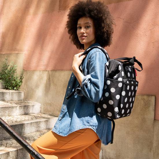 Reisenthel Allrounder R Dots White (Rucksack,schwarz)