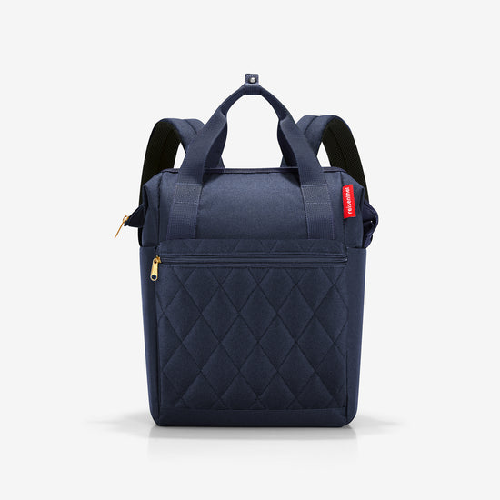 Reisenthel allrounder R rhombus midnight gold (Rucksack,dunkelblau)