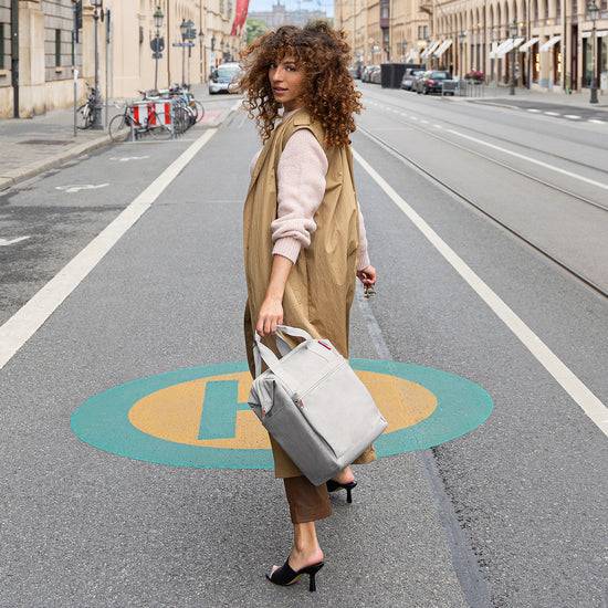 Reisenthel Allrounder R Twist Sky Rose (Rucksack,hellgrau)