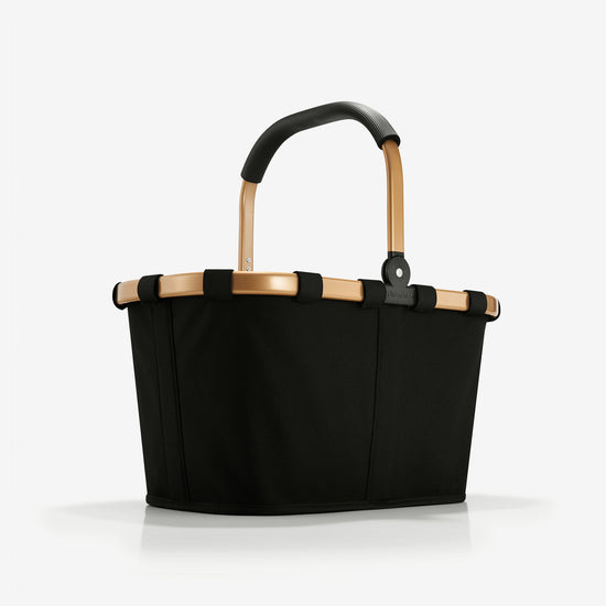 Reisenthel Carrybag Frame Gold/black (Einkaufskorb,schwarz)