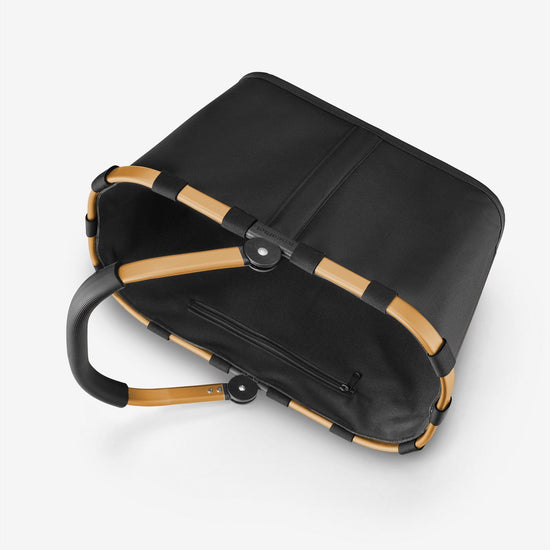 Reisenthel Carrybag Frame Gold/black (Einkaufskorb,schwarz)