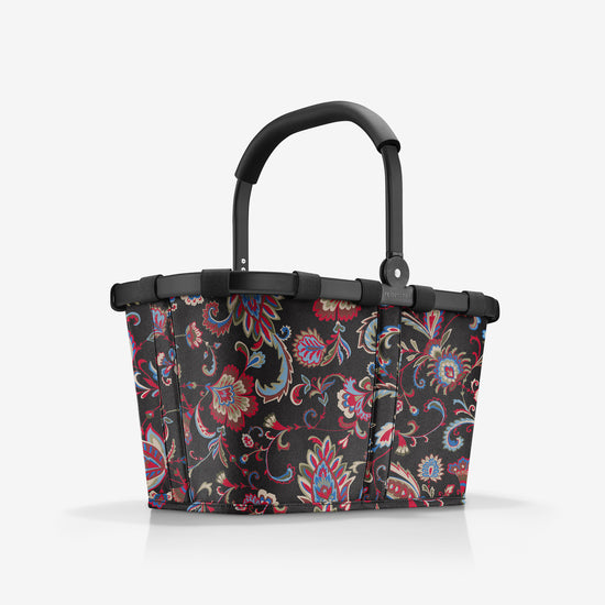 Reisenthel Carrybag Frame Paisley Black (Einkaufskorb,schwarz)
