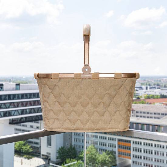 Reisenthel Carrybag Frame Rhombus Ginger (Einkaufskorb,hellbraun)