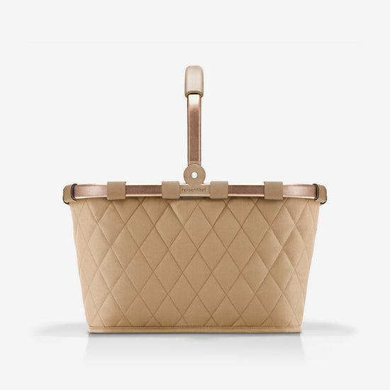 Reisenthel carrybag frame rhombus ginger (Einkaufskorb,hellbraun)
