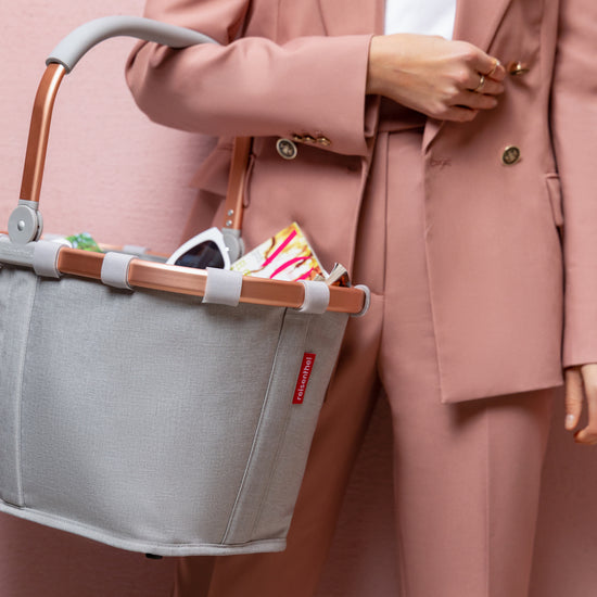 Reisenthel Carrybag Frame Twist Sky Rose (Einkaufskorb,hellgrau)