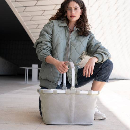 Reisenthel Carrybag Herringbone Sand (Einkaufskorb,hellbraun)