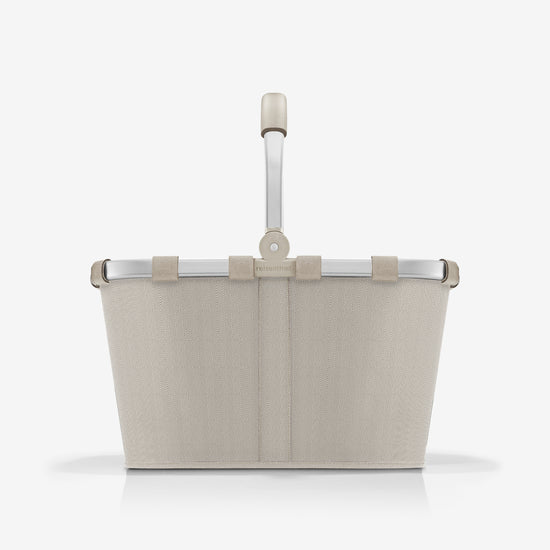 Reisenthel carrybag herringbone sand (Einkaufskorb,hellbraun)