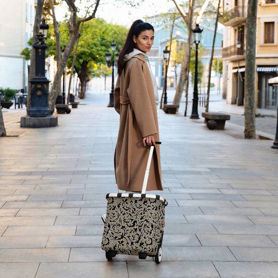 Reisenthel Carrycruiser Baroque Marble (Einkaufstrolley,schwarz)