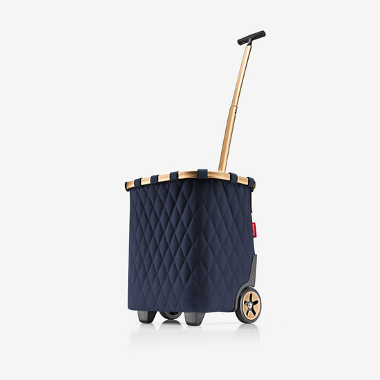 Reisenthel carrycruiser frame rhombus midnight gold (Einkaufstrolley,dunkelblau)