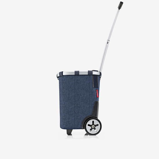 Reisenthel Carrycruiser Herringbone Dark Blue (Einkaufstrolley,dunkelblau)