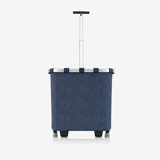 Reisenthel Carrycruiser Herringbone Dark Blue (Einkaufstrolley,dunkelblau)