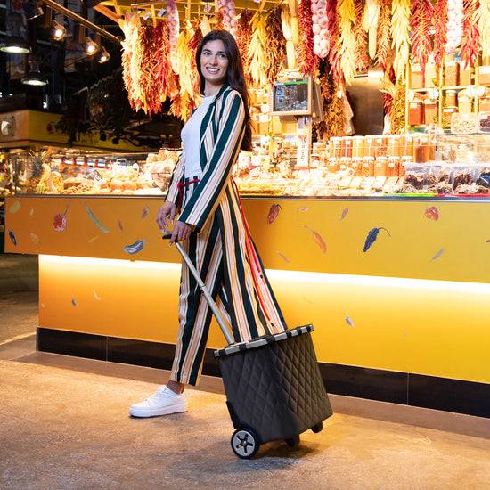 Reisenthel Carrycruiser Rhombus Black (Einkaufstrolley,schwarz)