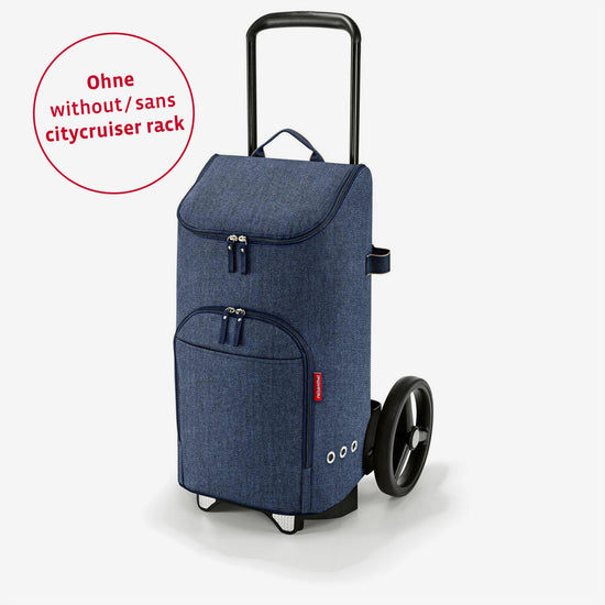 Reisenthel citycruiser bag herringbone dark blue (Einkaufstrolleytasche,dunkelblau)