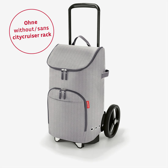 Reisenthel Citycruiser Bag Herringbone Grey (Einkaufstrolleytasche,grau)
