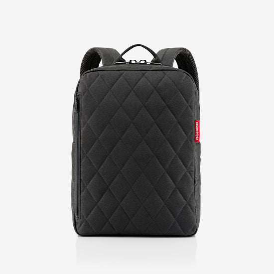 Reisenthel classic backpack M rhombus black (Rucksack,schwarz)