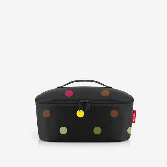 Reisenthel coolerbag M pocket dots (Kühltasche,schwarz)