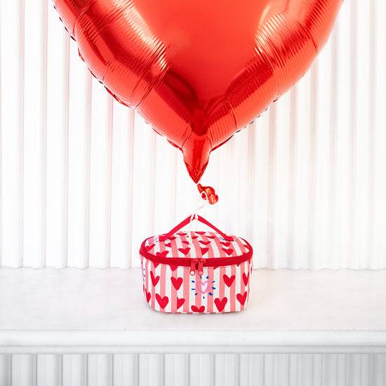 Reisenthel Coolerbag S Pocket Hearts & Stripes (Kühltasche,rot)