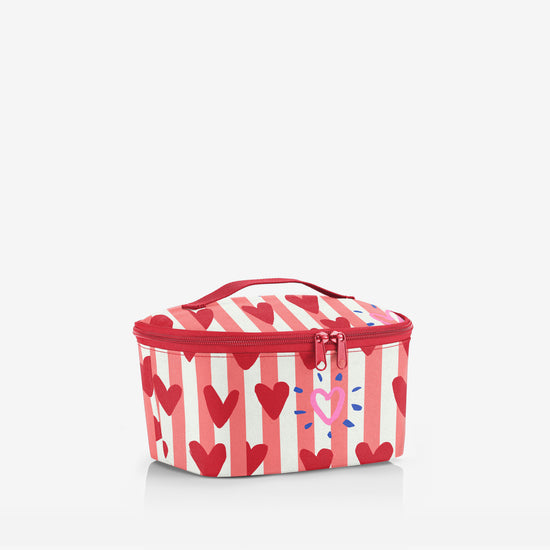 Reisenthel Coolerbag S Pocket Hearts & Stripes (Kühltasche,rot)