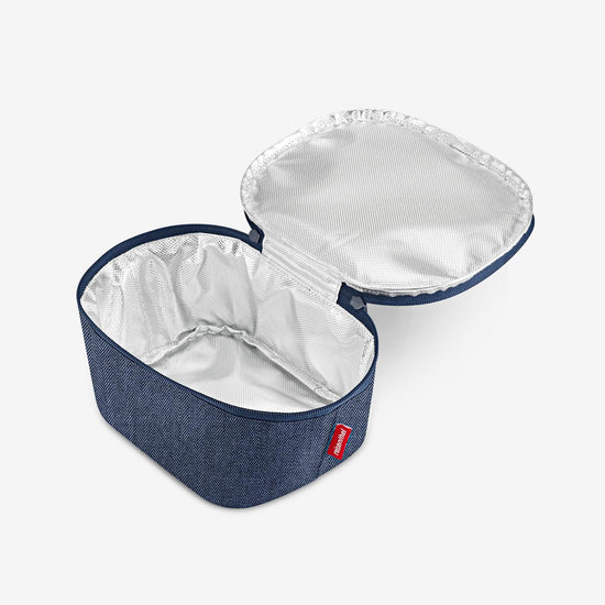 Reisenthel Coolerbag S Pocket Herringbone Dark Blue (Kühltasche,dunkelblau)