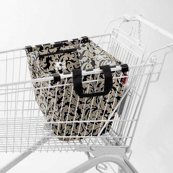 Reisenthel Easyshoppingbag Baroque Marble (Einkaufswagentasche,schwarz)