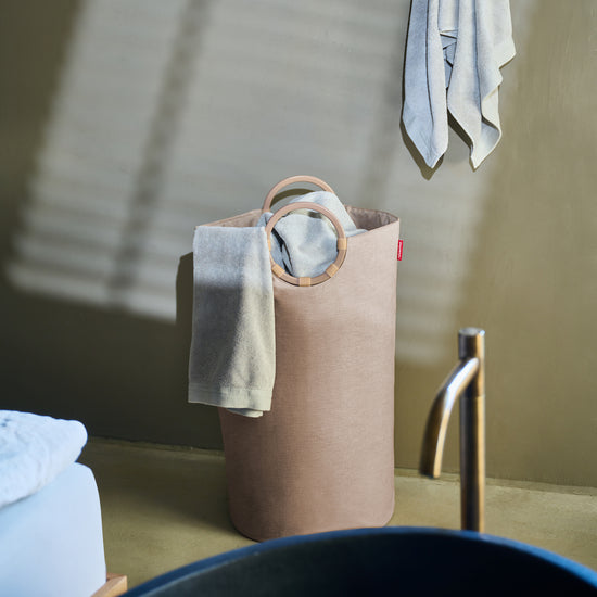 Reisenthel Loophome L Frame Twist Coffee (Wäschesammler,creme)