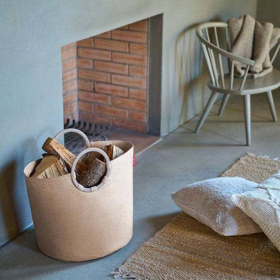 Reisenthel Loophome S Frame Twist Coffee (Wäschesammler,creme)