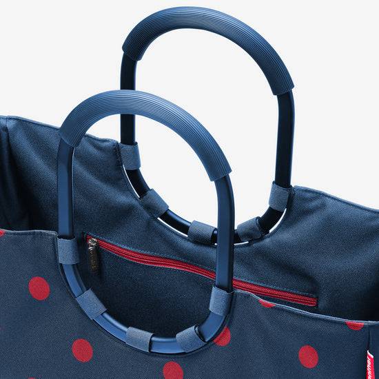 Reisenthel Loopshopper L Frame Mixed Dots Red (Einkaufstasche,blau)