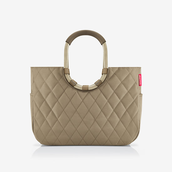 Reisenthel loopshopper L frame rhombus olive (Einkaufstasche,olive)