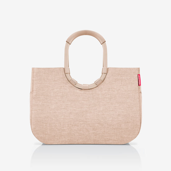 Reisenthel loopshopper L frame twist coffee (Einkaufstasche,creme)