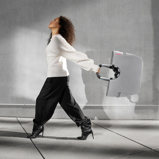 Reisenthel Loopshopper L Herringbone Grey (Einkaufstasche,grau)