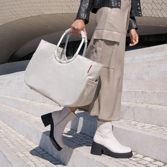 Reisenthel Loopshopper L Herringbone Sand (Einkaufstasche,hellbraun)