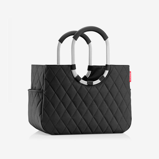 Reisenthel Loopshopper L Rhombus Black (Einkaufstasche,schwarz)