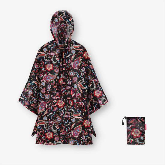 Reisenthel mini maxi poncho paisley black (Regenponcho,schwarz)