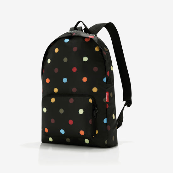 Reisenthel Mini Maxi Rucksack Dots (Rucksack,schwarz)