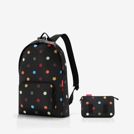 Reisenthel mini maxi rucksack dots (Rucksack,schwarz)